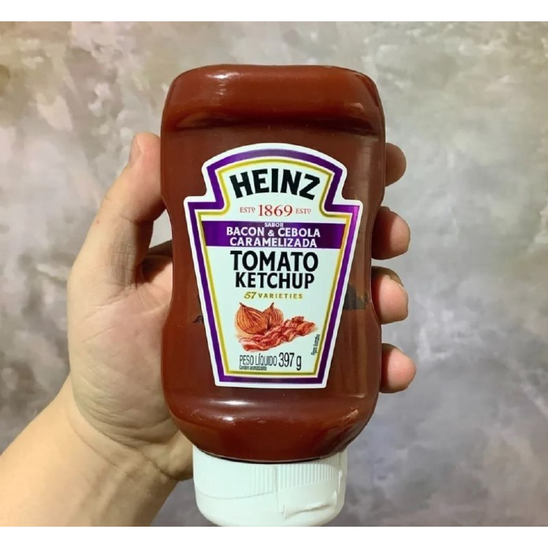 Heinz Ketchup Bacon & Cebola Caramelizada 397g