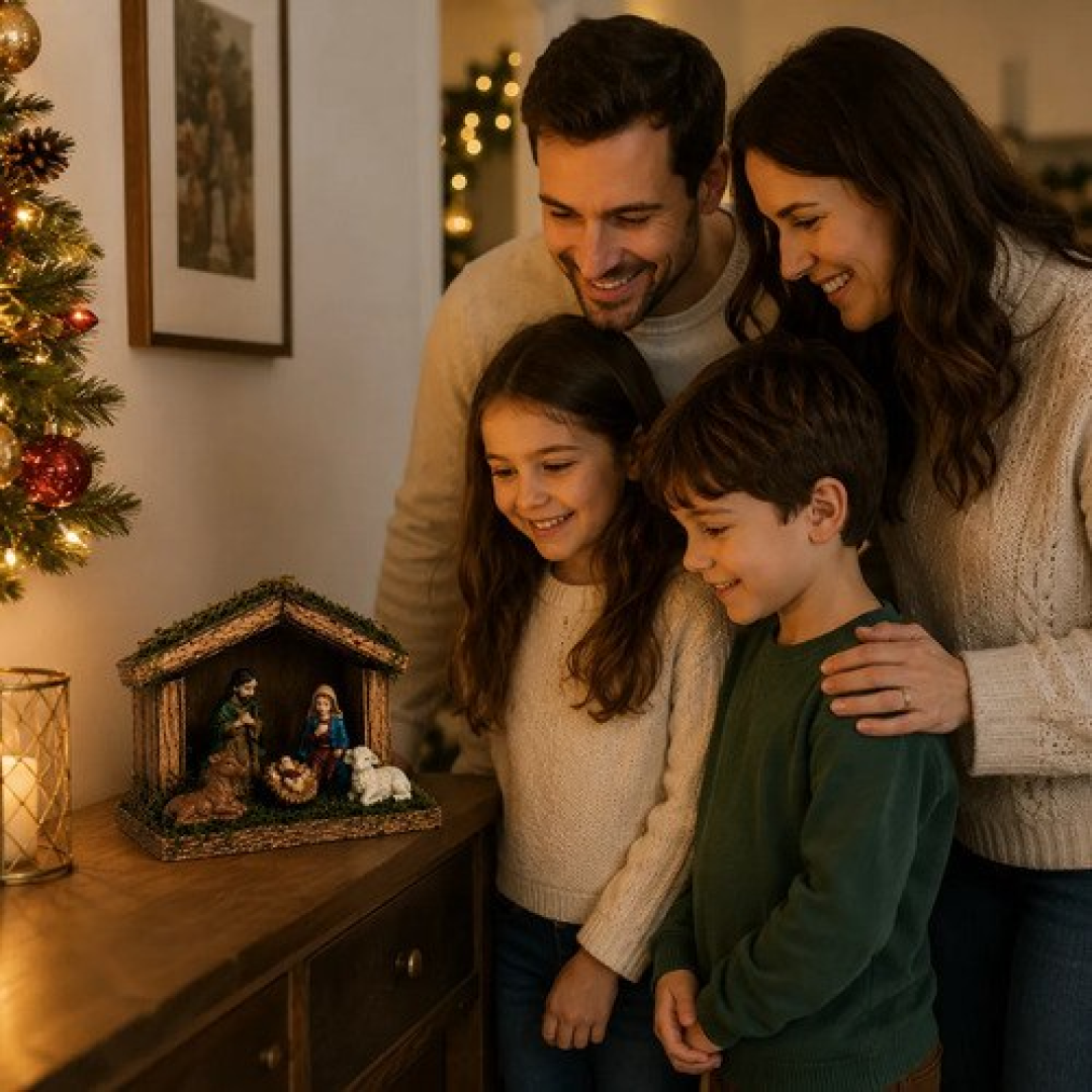 Presépio de Natal Sagrada Família