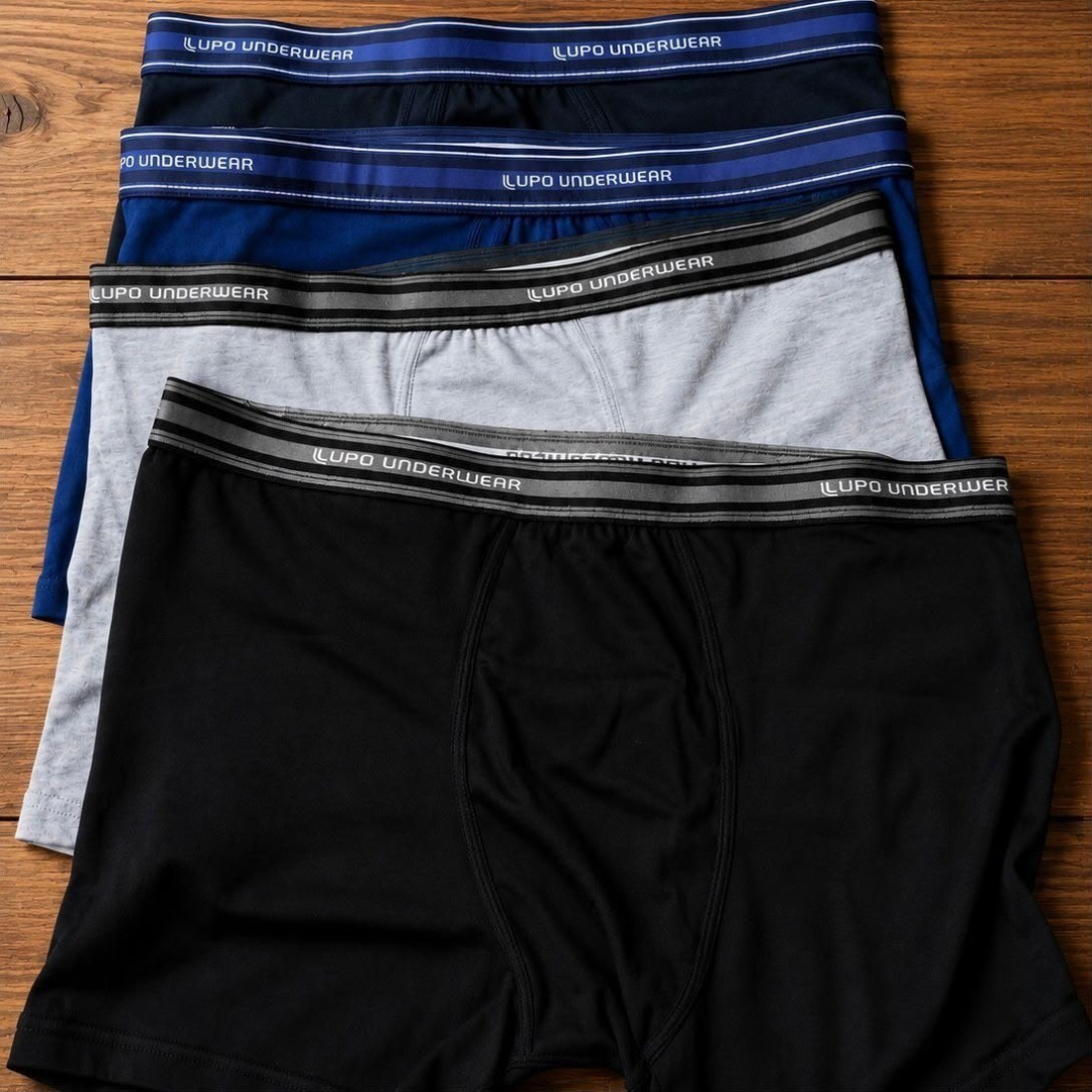 Kit com 10 Cuecas Boxer Lupo Algodão