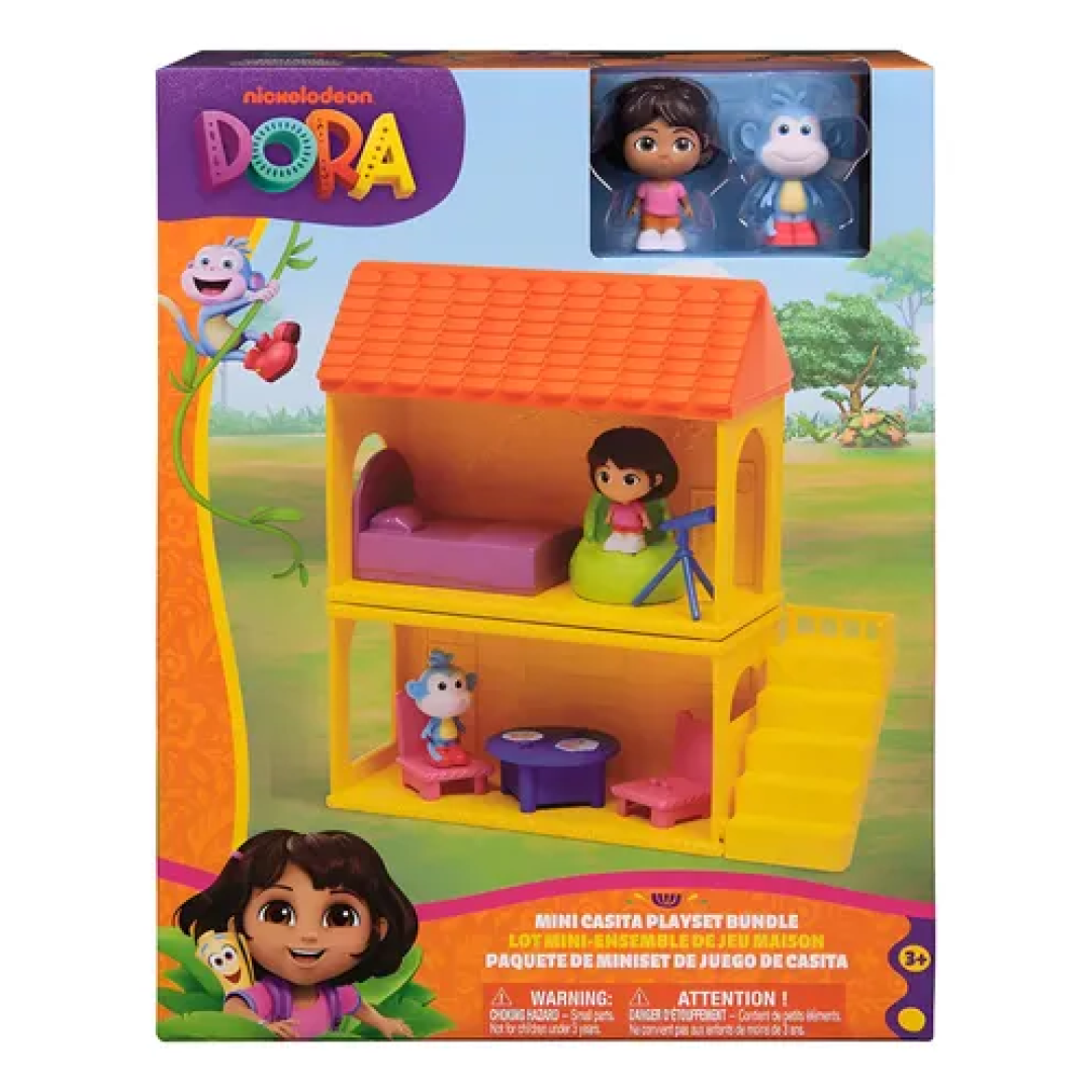 Sunny, Conjunto de Mini Playsets, Casita da Dora Aventureira e Acessórios