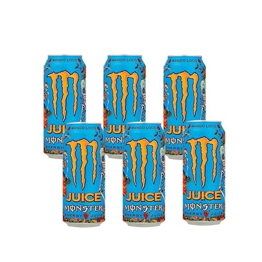 Pack de Monster Mango Loco Lt 473ml Unidade 6 unidades