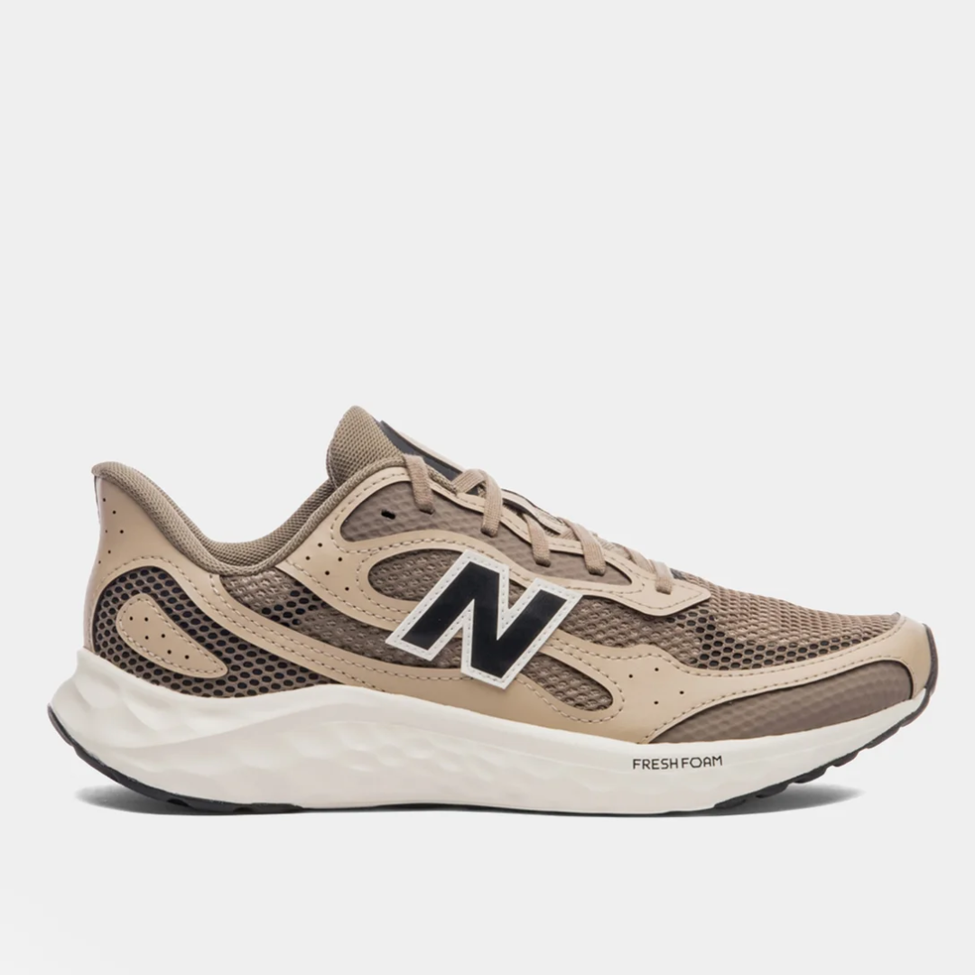 Tênis New Balance Fresh Foam Arishi V'4 Masculino - Marrom+Bege