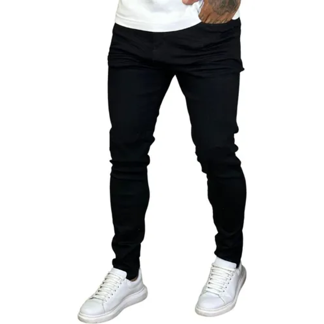 Calça Skinny Jeans Elastano