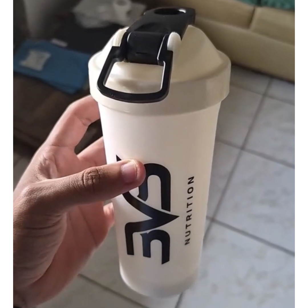 Coqueteleira / Shaker Branca - Academia 600ml - 3vs Nutrition