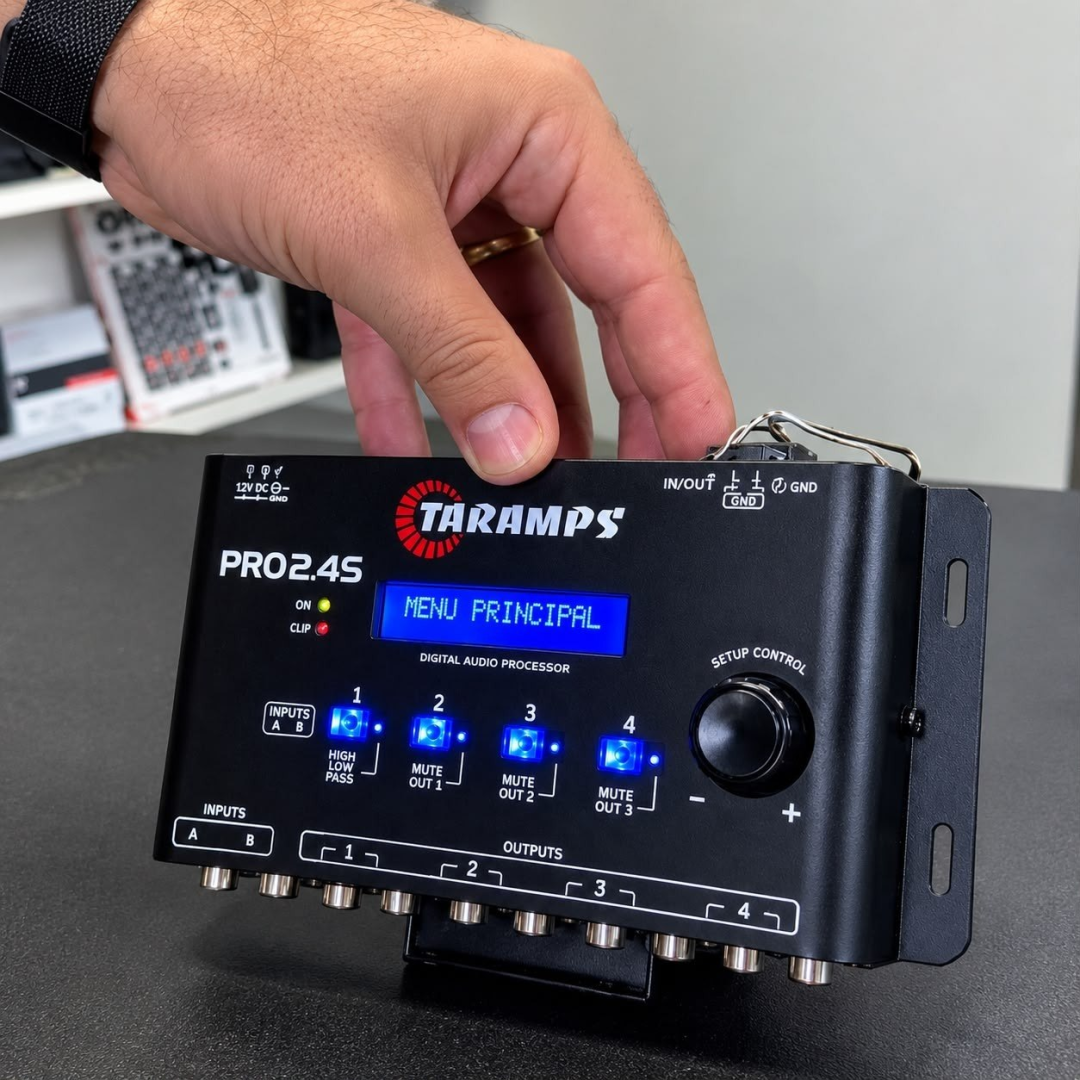 Processador De Áudio Digital Taramps Pro 2.4s