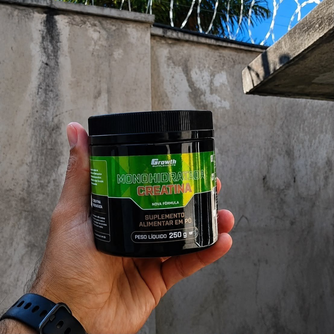 Creatina 100% Pura 250g Growth Supplements
