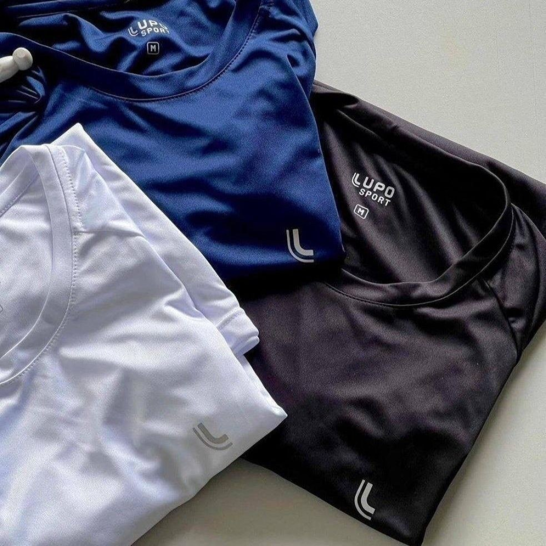 Kit com 2 Camiseta Dry Fit Lupo