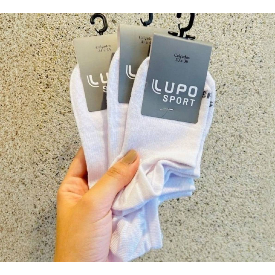 Kit 6 Pares Meias Lupo Sapatilha Invisível Sport Original