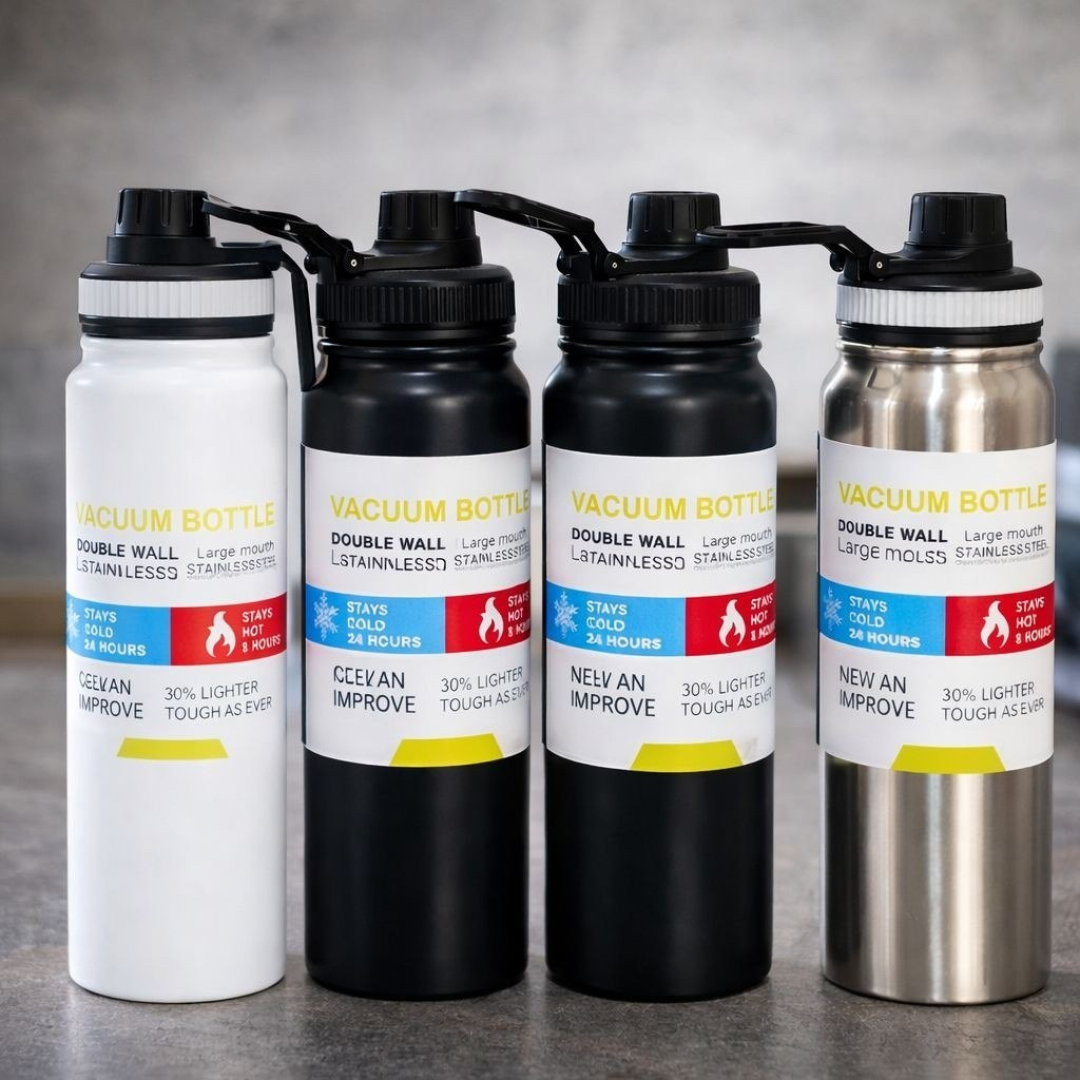 Garrafa Térmica 800ml Espacial Quente Frio Com Isolamento