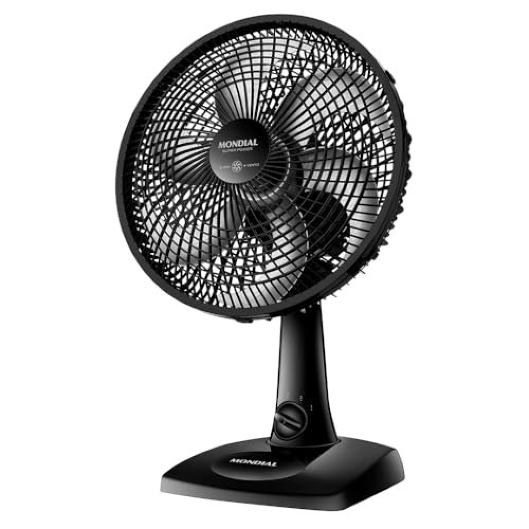 Mondial Ventilador de Mesa 30cm Super Power, Preto, 60W, 220V Vsp-30-B