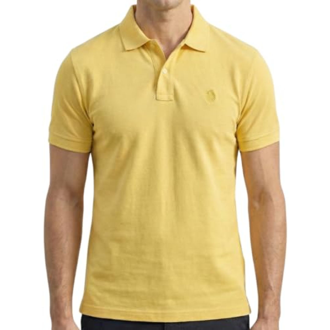Camisa Polo Piquet Masculina Cores Lisa Slim Casual Premium