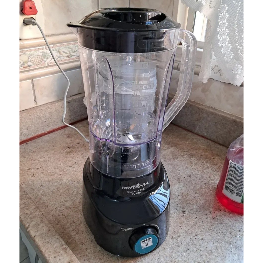 Liquidificador Britânia 2.6l Diamante 1100 Preto