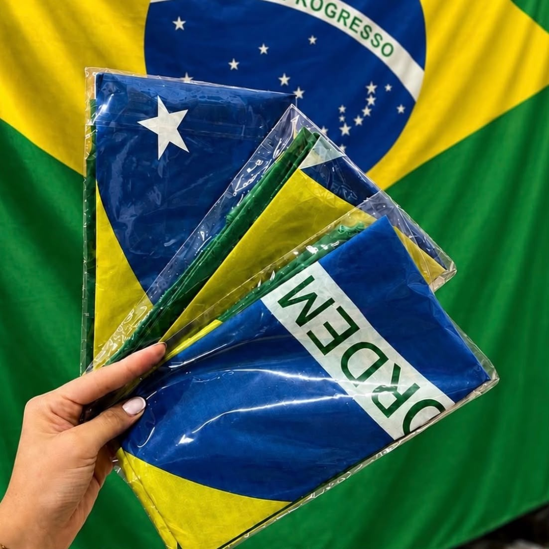 Bandeira Do Brasil Grande 150x90 Cores Vivas