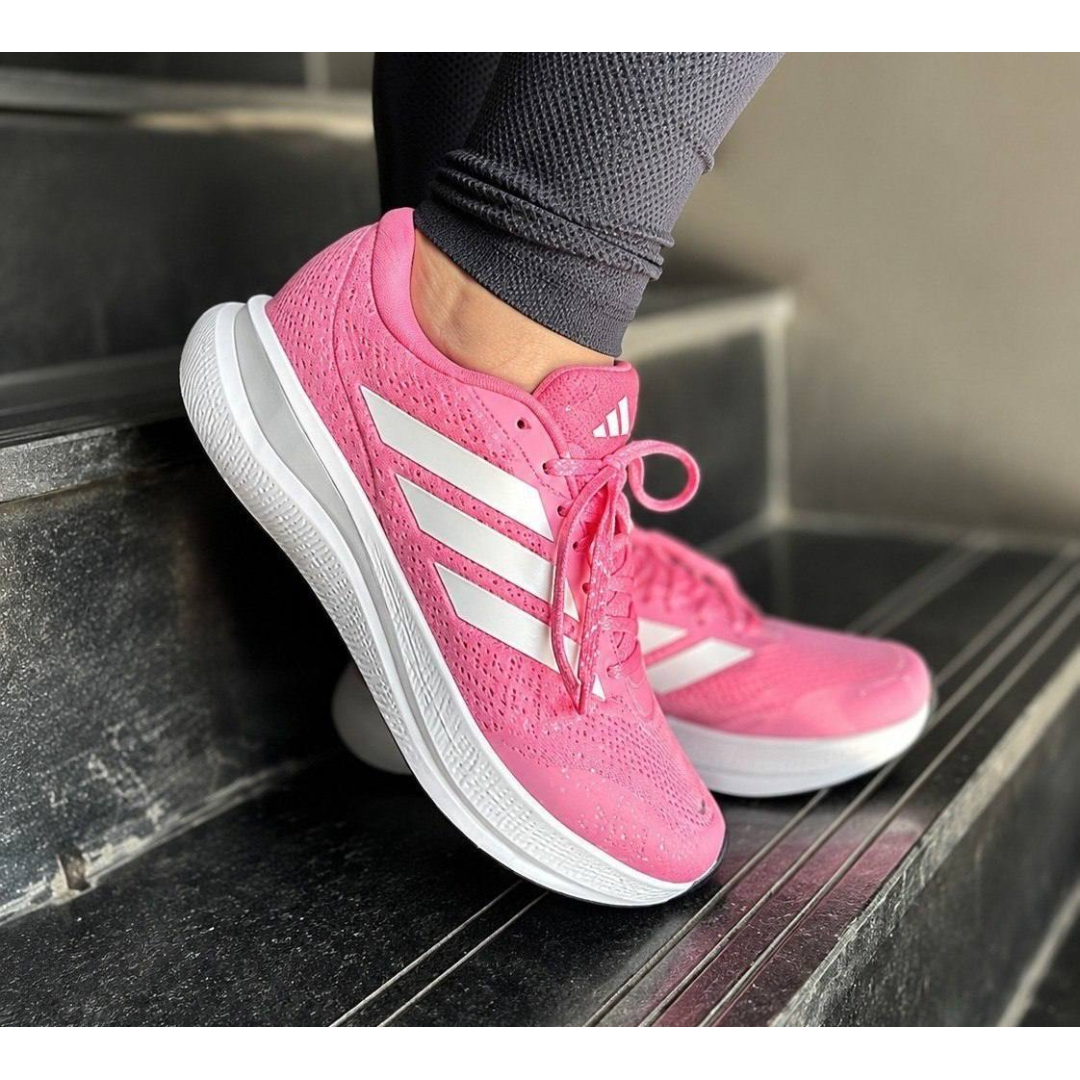 Tênis Feminino Runfalcon 6 adidas Rosa Lisa 37 Br