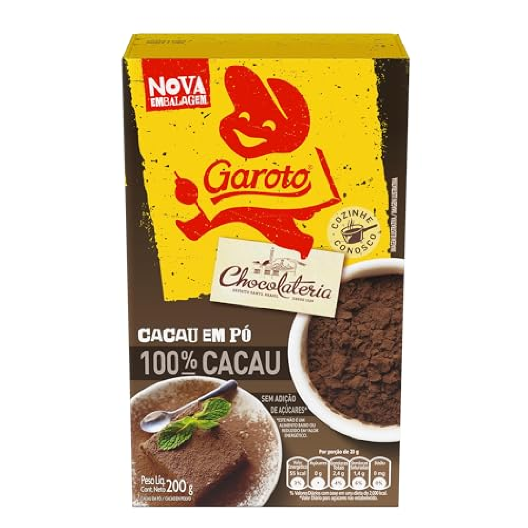 Garoto Cacau Em Pó 200G — No Programe e Poupe