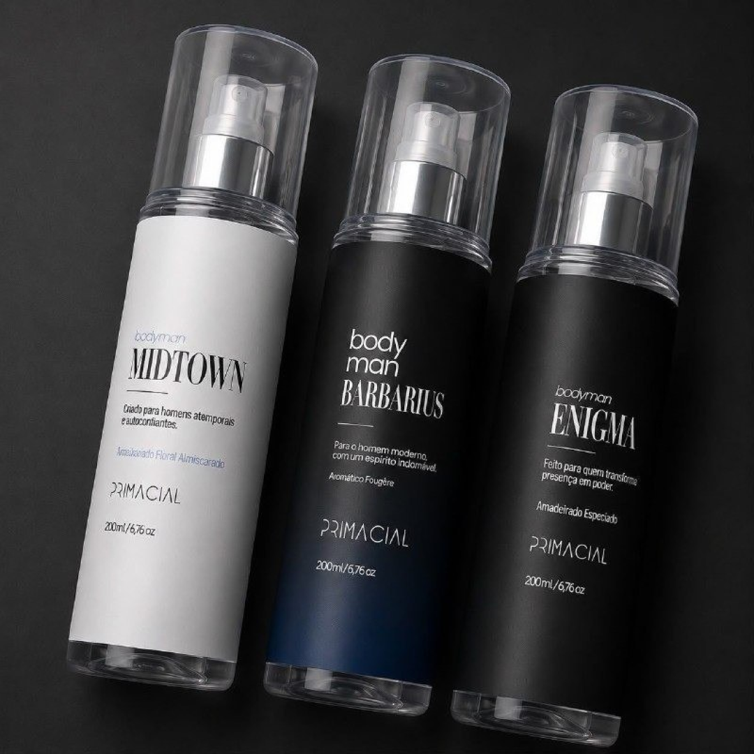 Kit Body Splash Barbarius + Enigma + Midtown 200ml