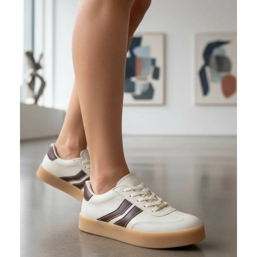 Tenis Feminino Casual Vizzano Branco Confortável Original