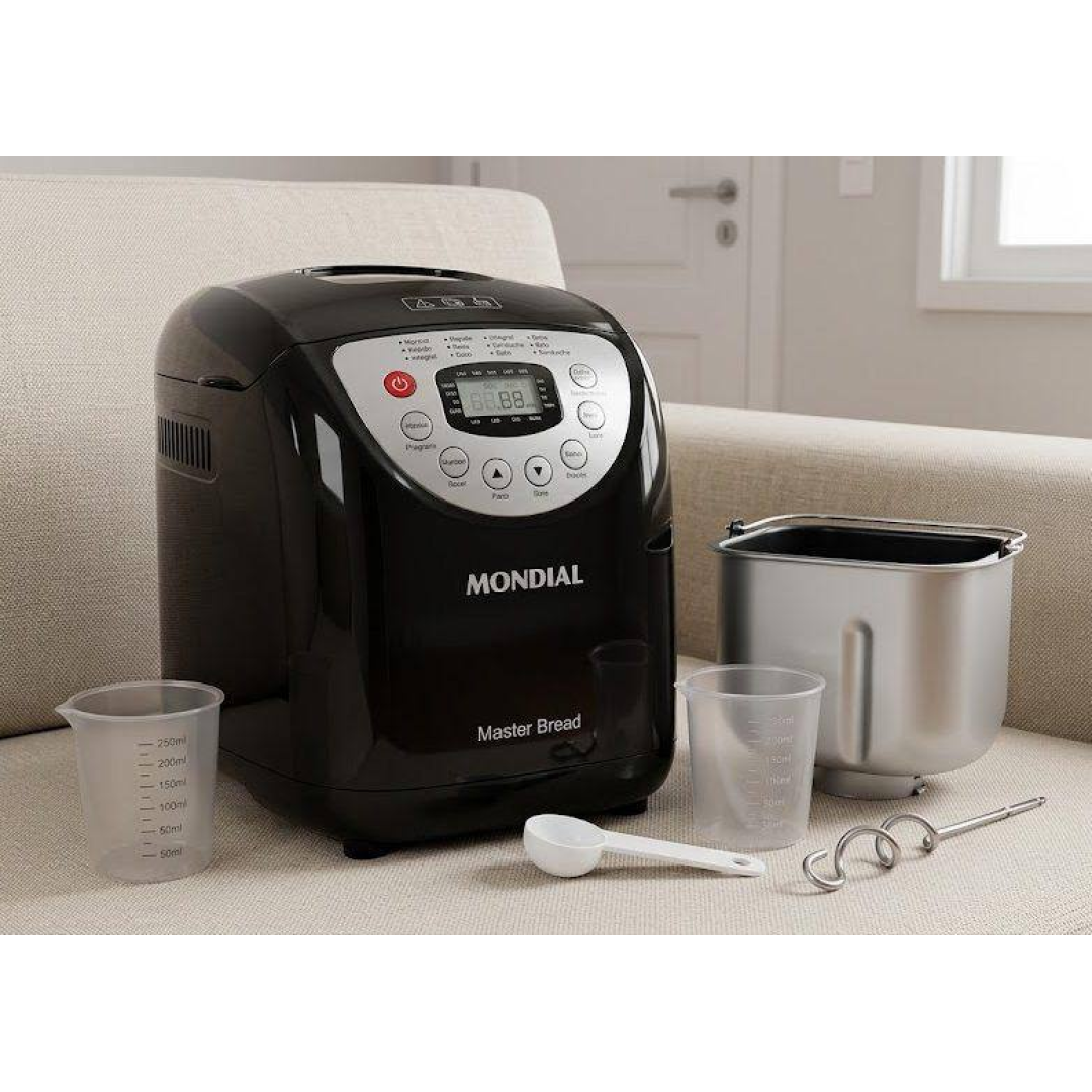 Panificadora Automática Master Bread, Mondial, Preto, 700W, 220V - NPF-53