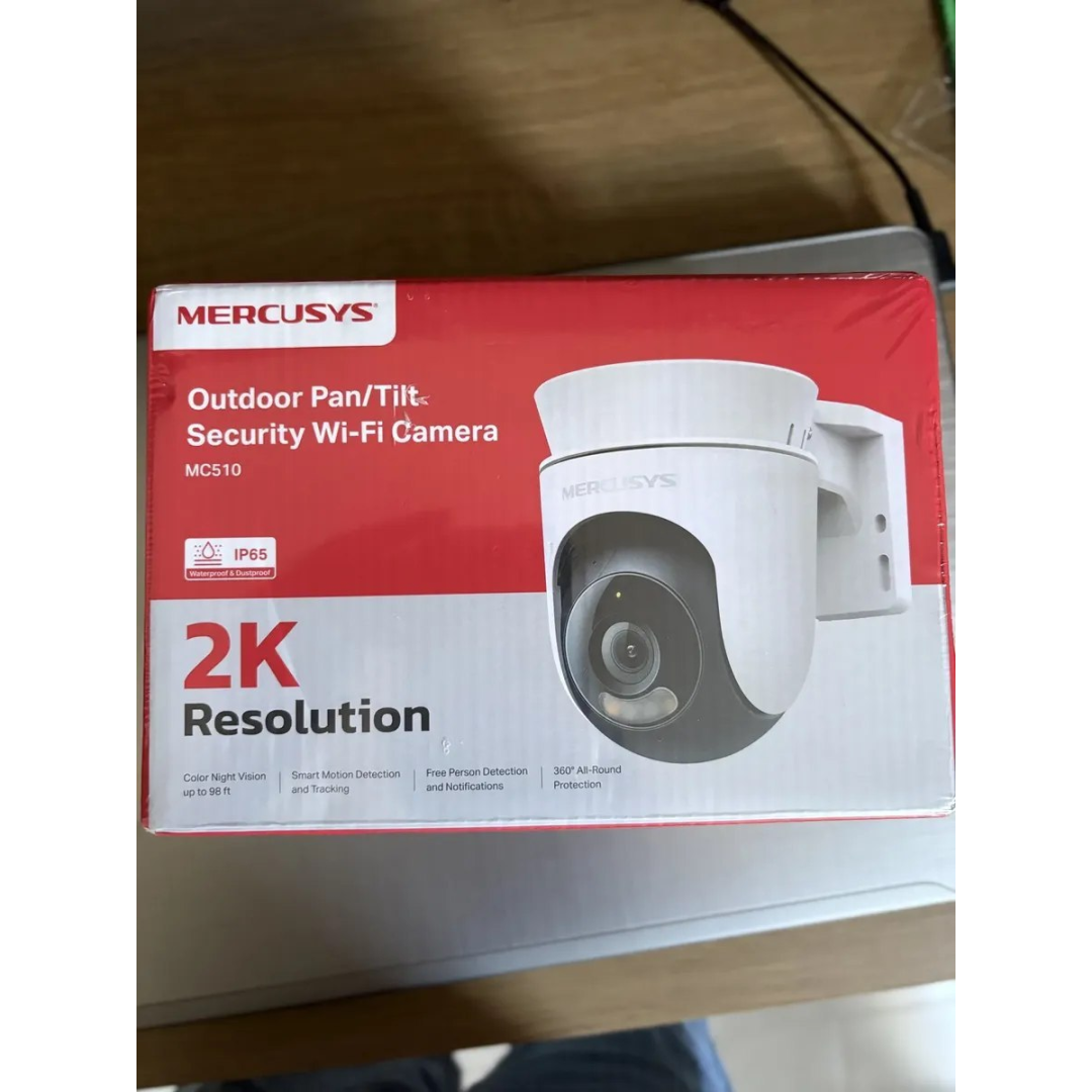 Mercusys MC510 Câmera Segurança Wifi 2K 360° Externo por TP-Link
