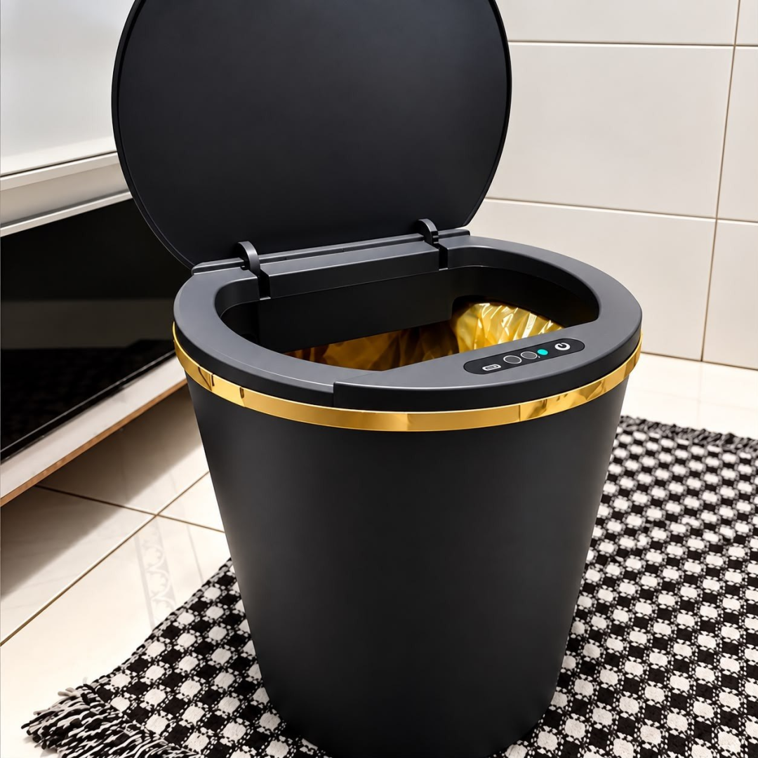 Lixeira Inteligente Automática Redonda Sensor 16L