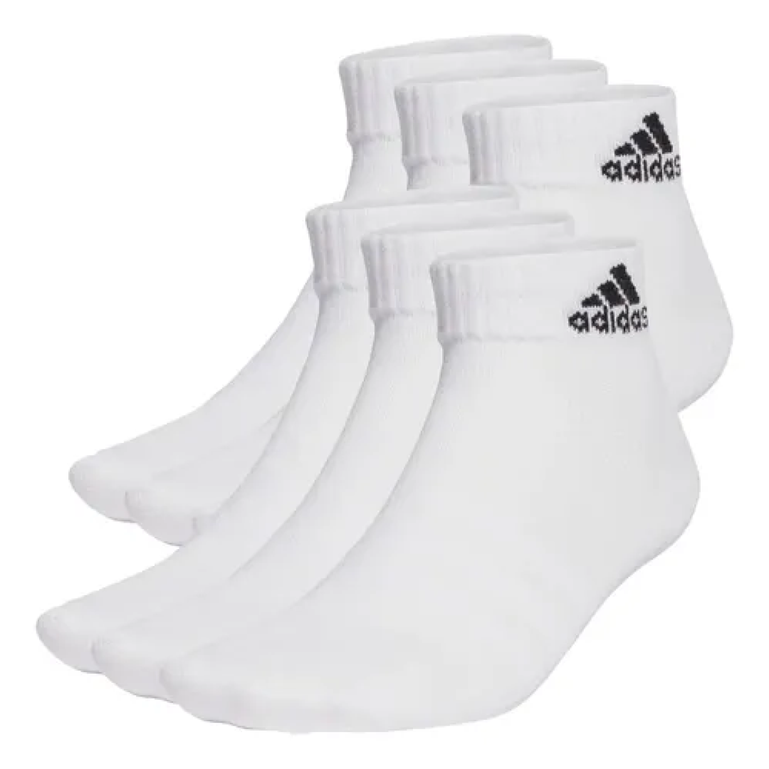 Kit com 6 Pares de Meia Adidas