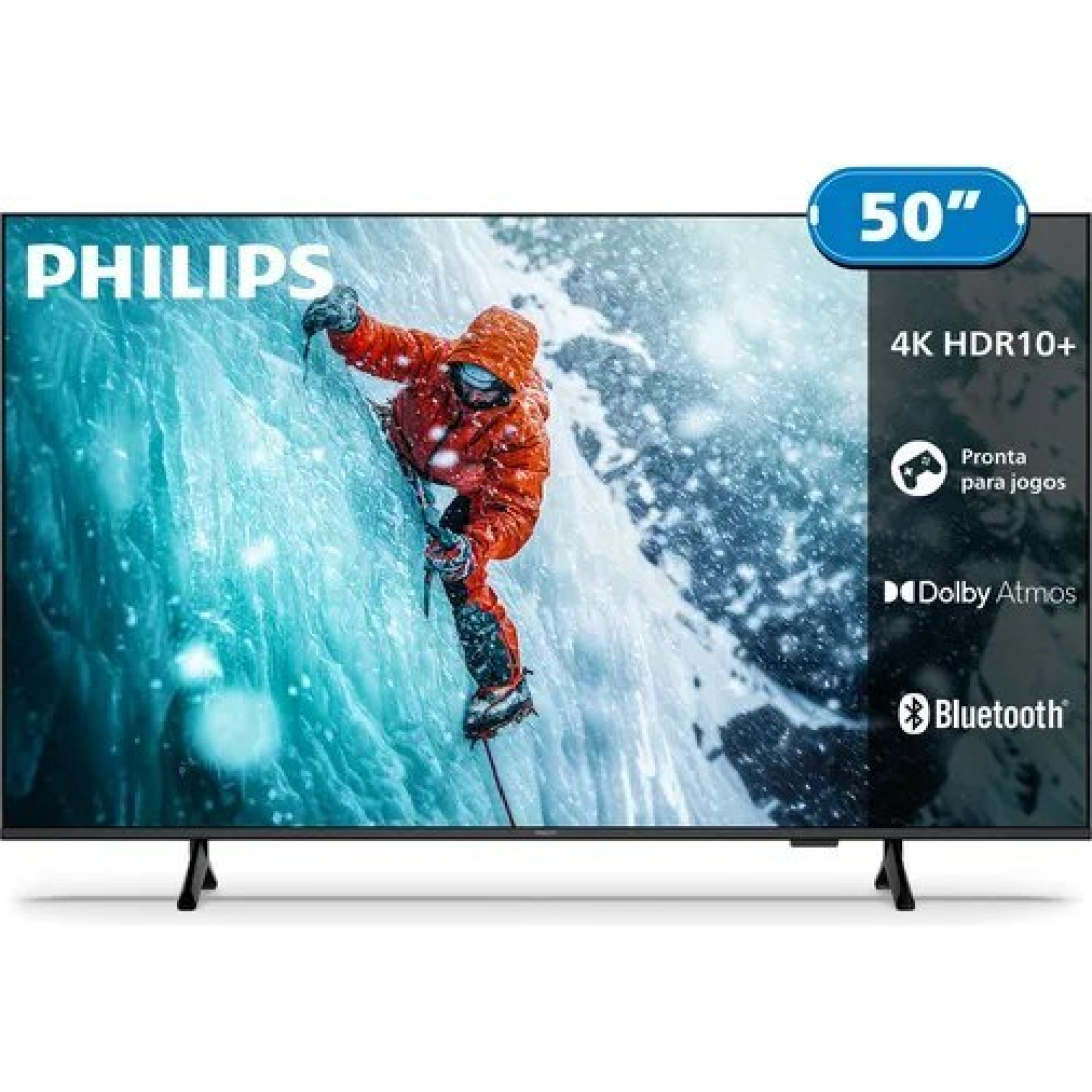 Smart Tv Philips 50 4k 50pug7300 Comando De Voz
