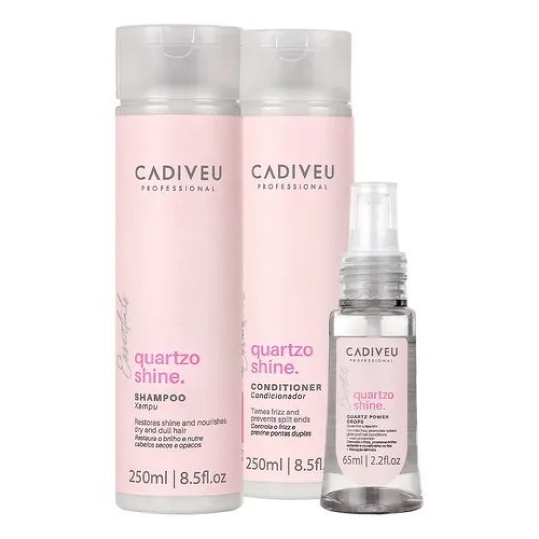 Cadiveu Professional Kit Quartzo Shine (3 Produtos)