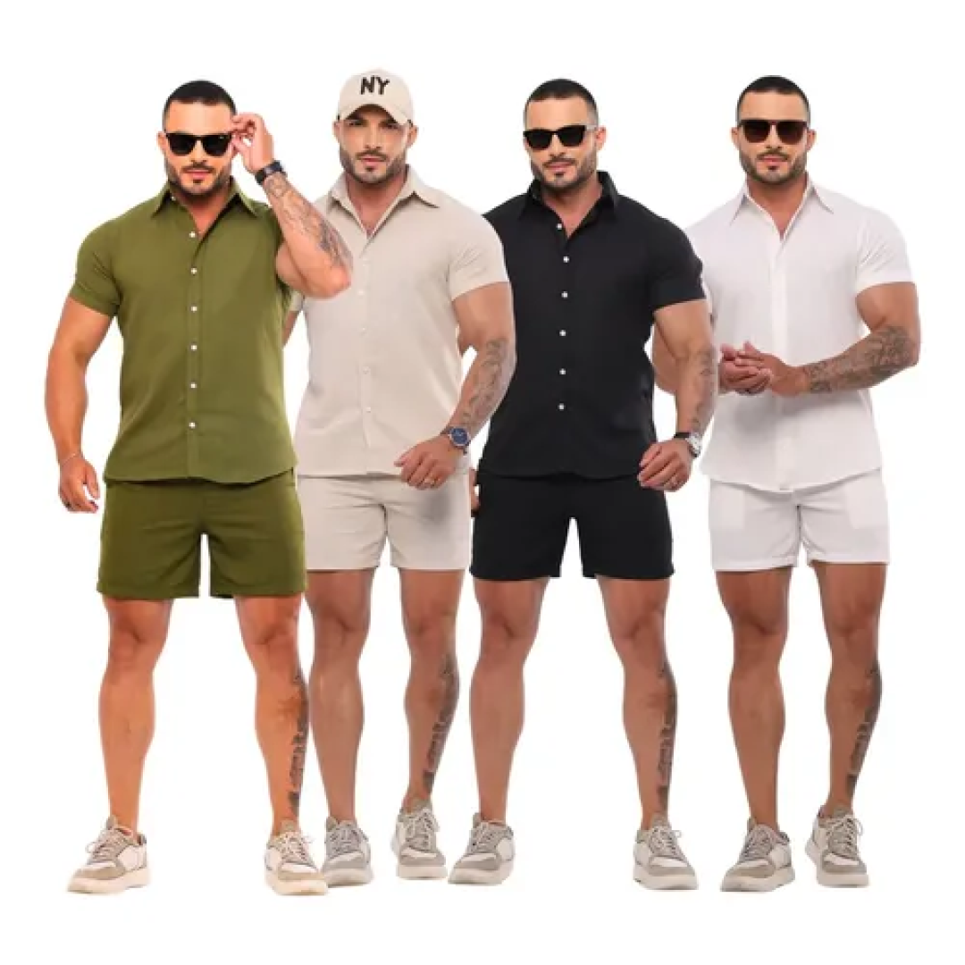 é a camisa + shorts