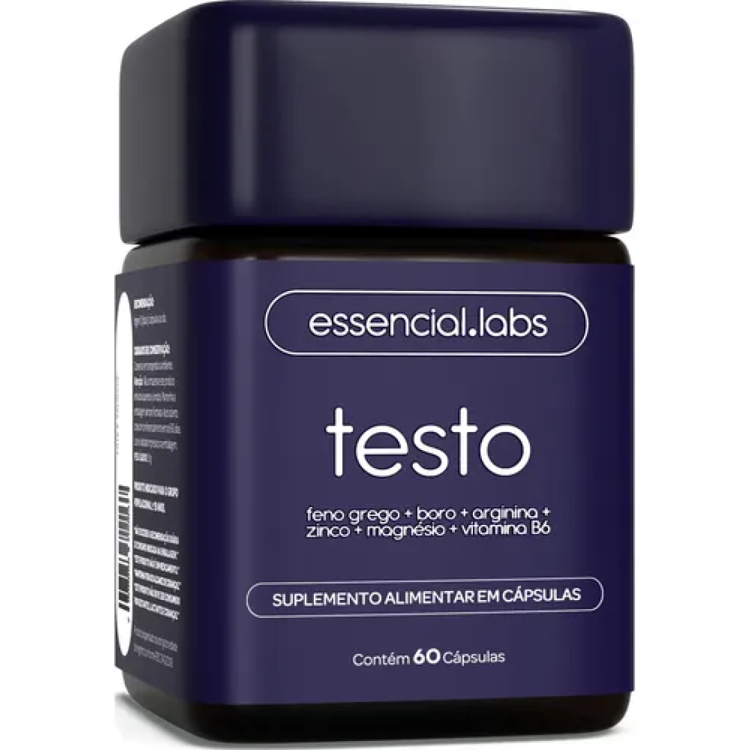 Precursor da Testosterona Testo Essencial 60 Cápsulas