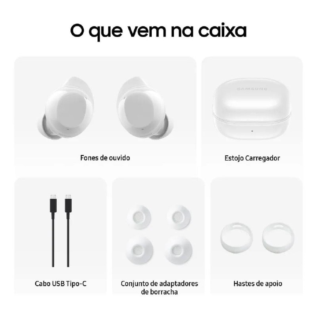 Samsung Galaxy Buds Core, Fone de Ouvido, Sem Fio, Cancelamento de Ruído