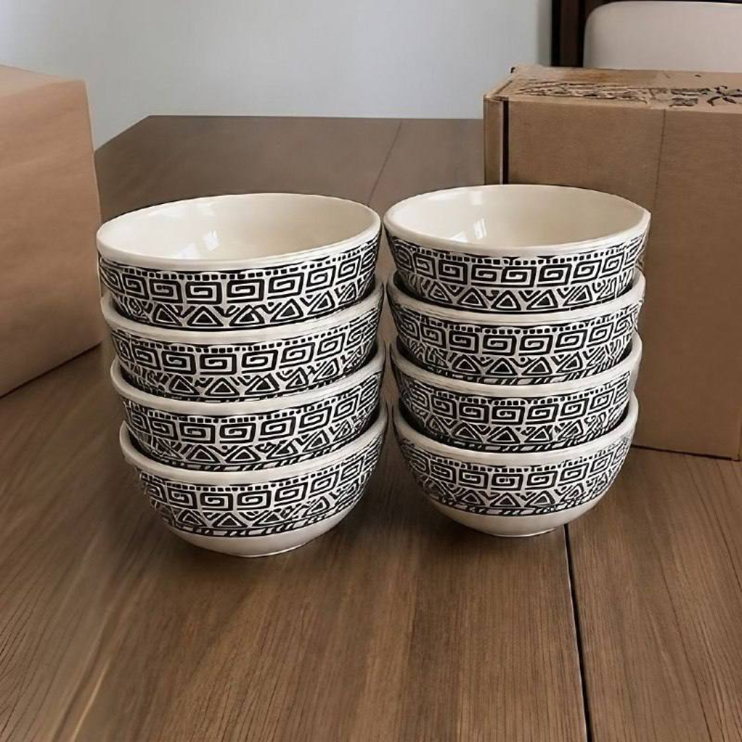 Kit 8un Tigela Bowl Cumbuca Ecológico 300ml Sopa Caldo