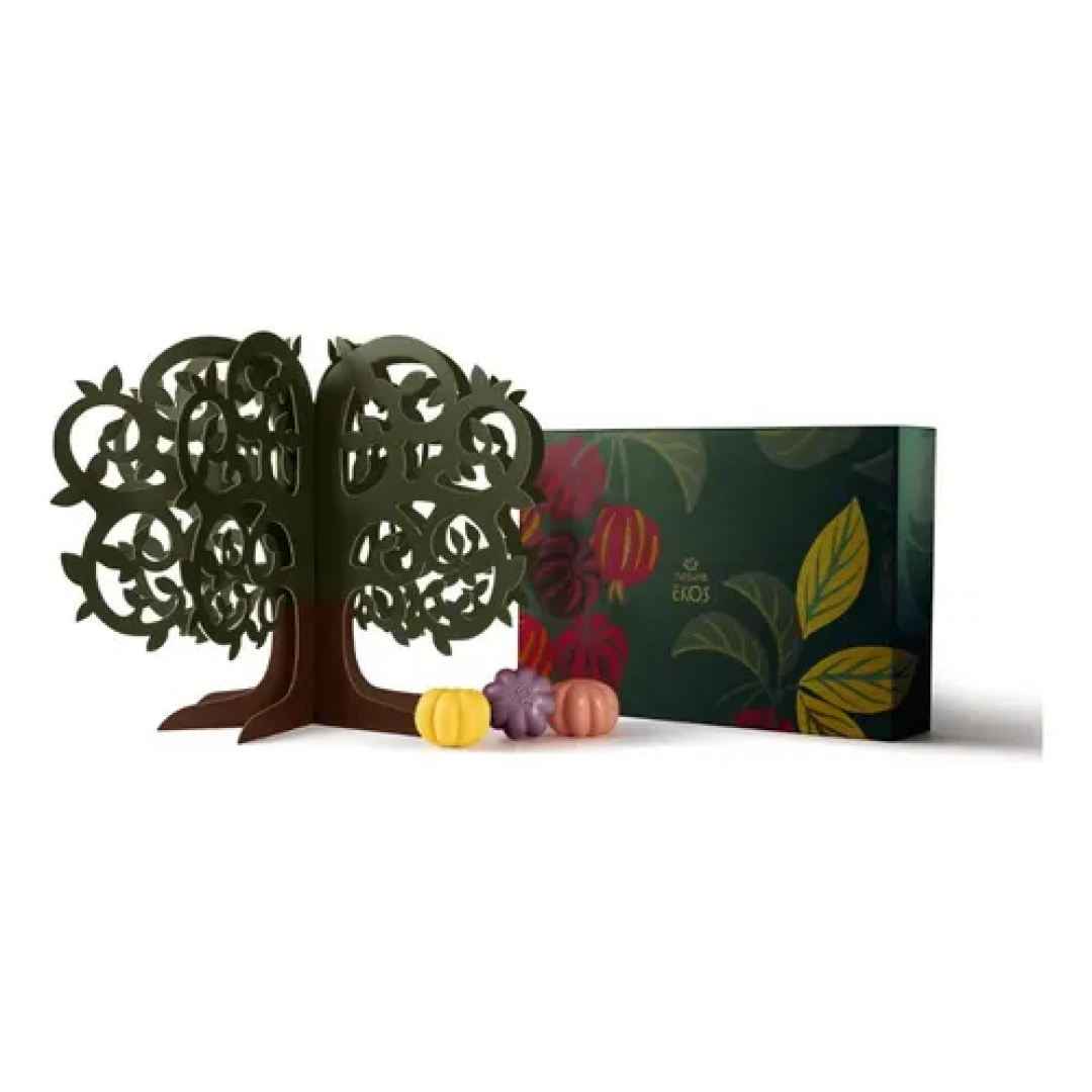 Presente Natura Ekos Árvore Colheita 12 Un De 25 G