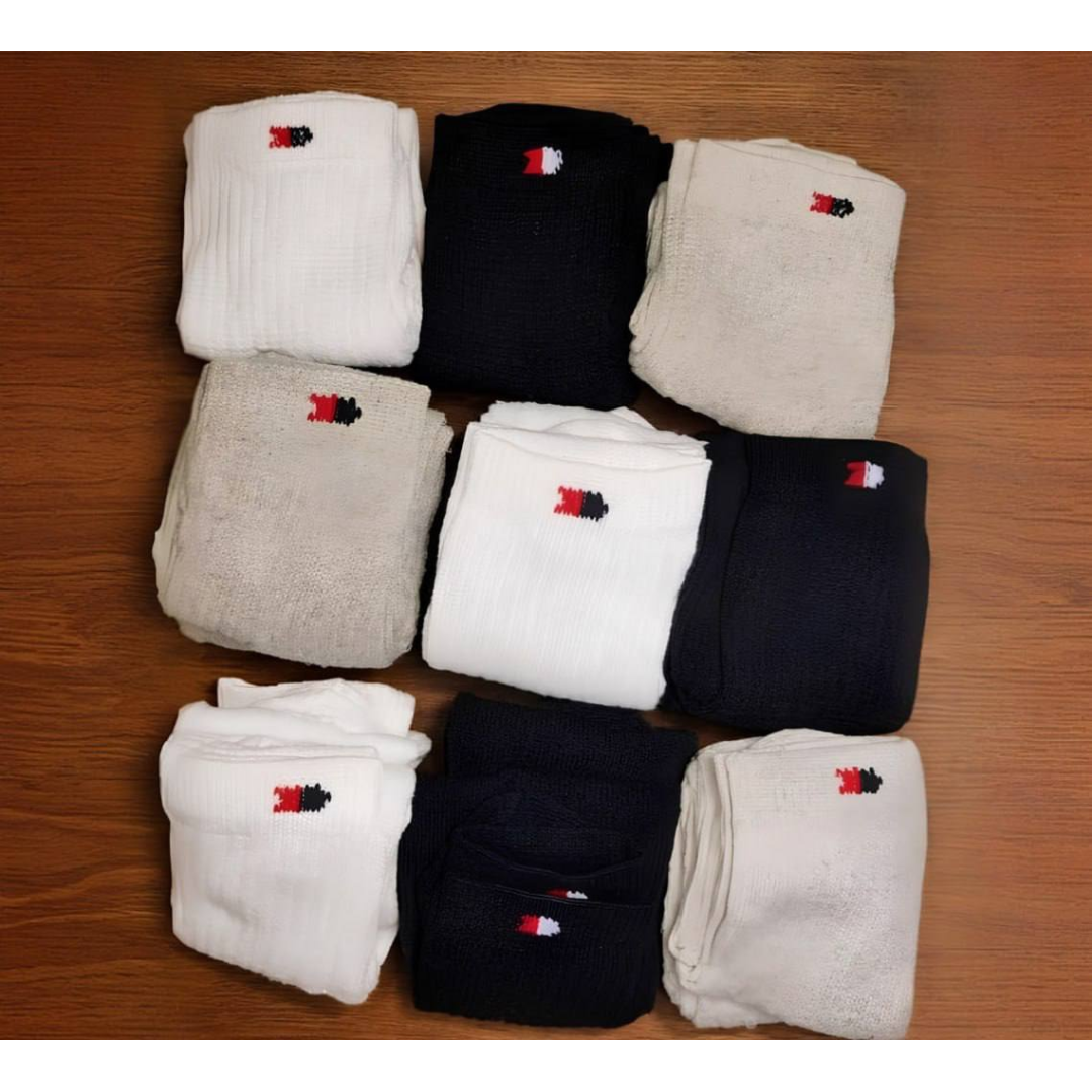 Kit 15 Pares Meias Sport Algodão Cano Médio Sandrini Confort Sortidos 39-43