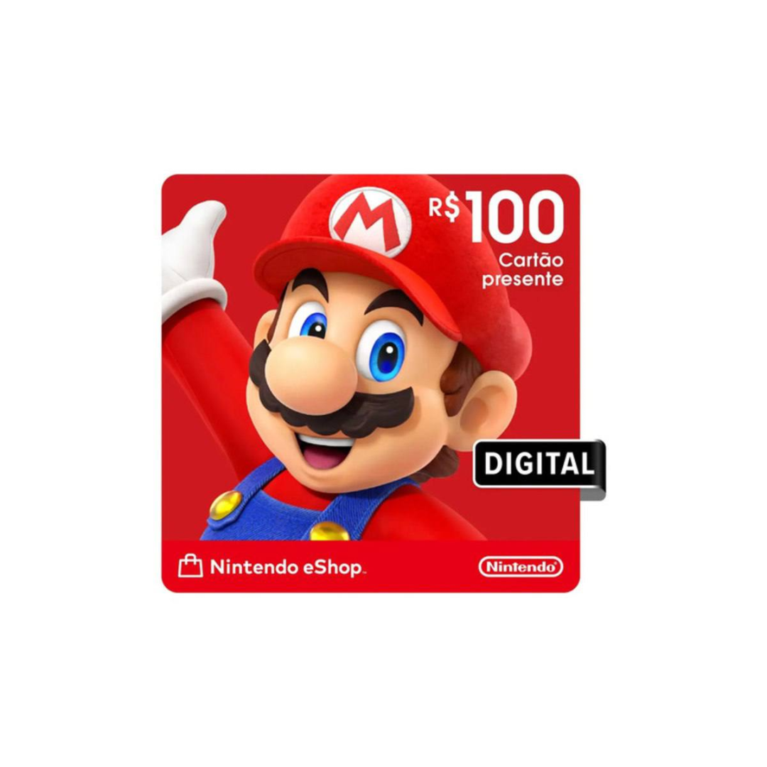 Nintendo Gift Card eShop R$ 100 (Digital)