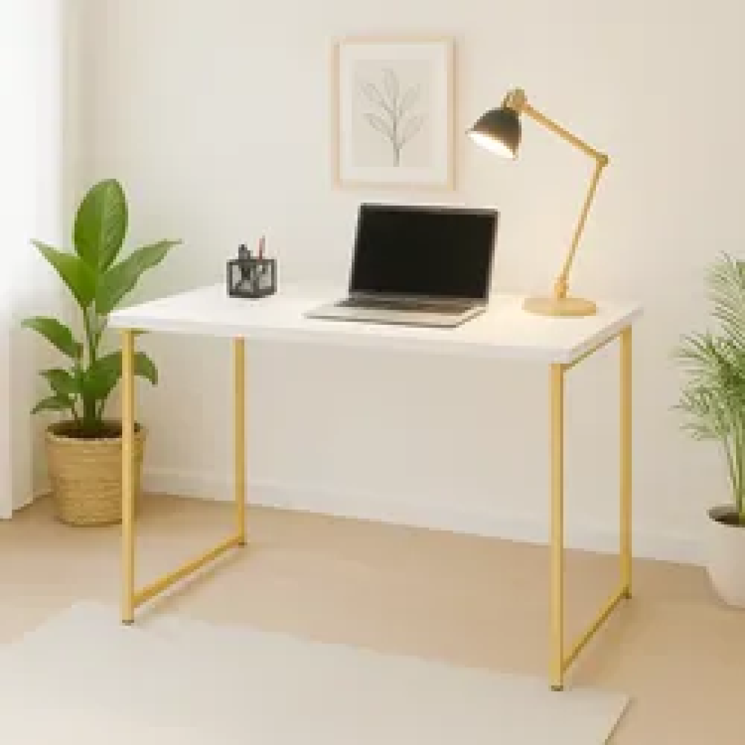 Mesa Home Office Escrivaninha Industrial 90cm