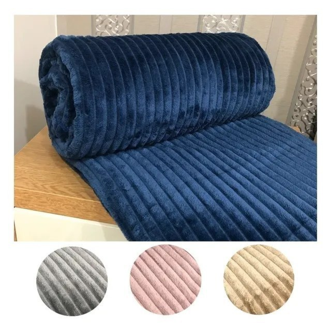 Isfriô ➡️ Cobertor Manta Fleece Soft Queen Microfibra Grosso - Inverno