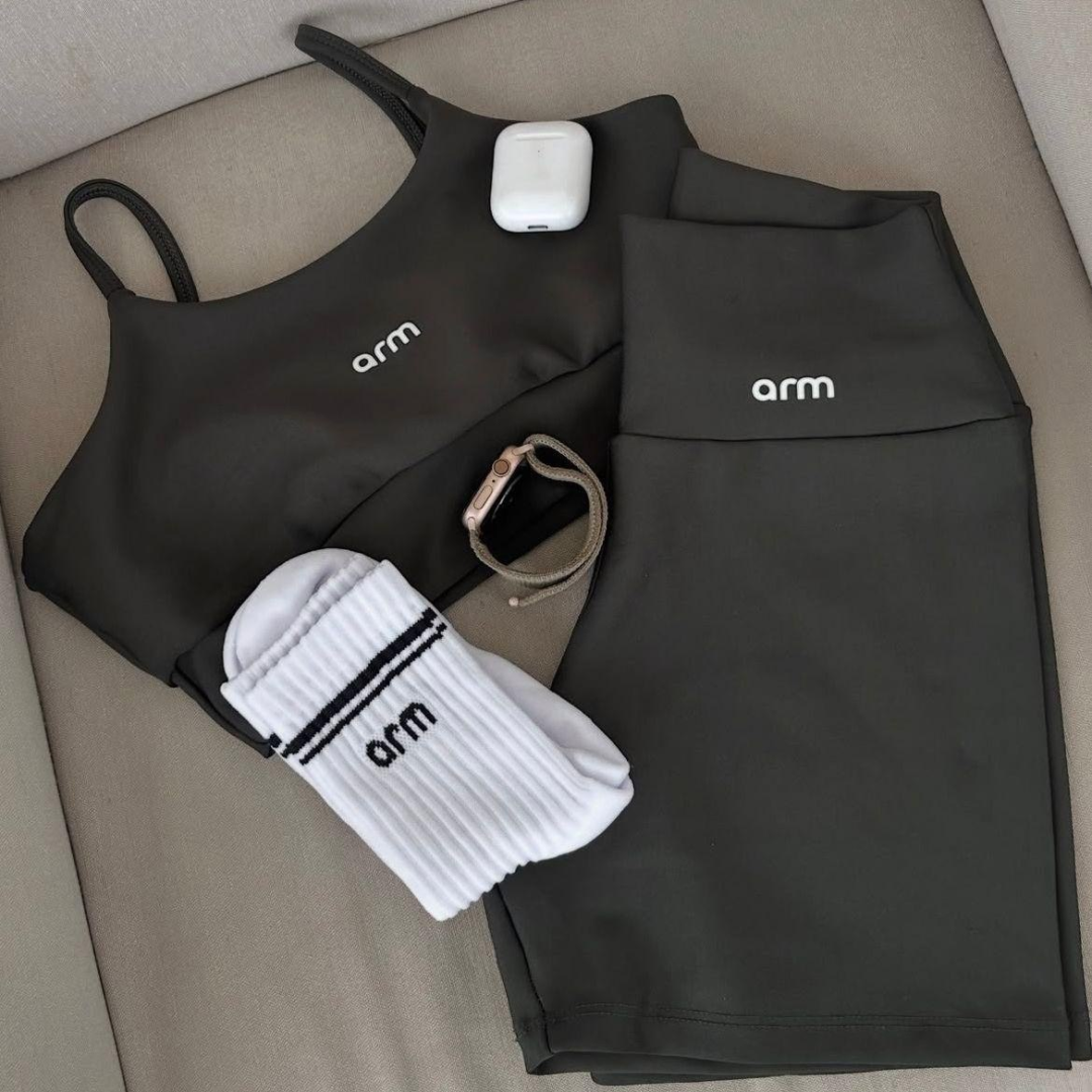 Conjunto Feminino Fitness Compact Top E Short - Arm