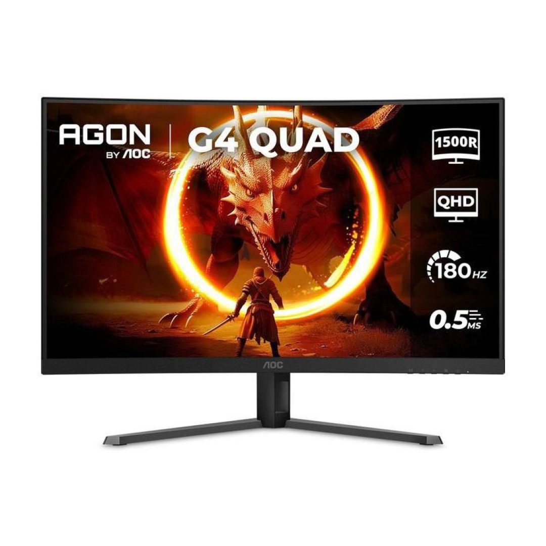 Monitor Gamer Curvo AOC AGON QUAD 32" 180Hz 0,5ms HDR10 CQ32G4E