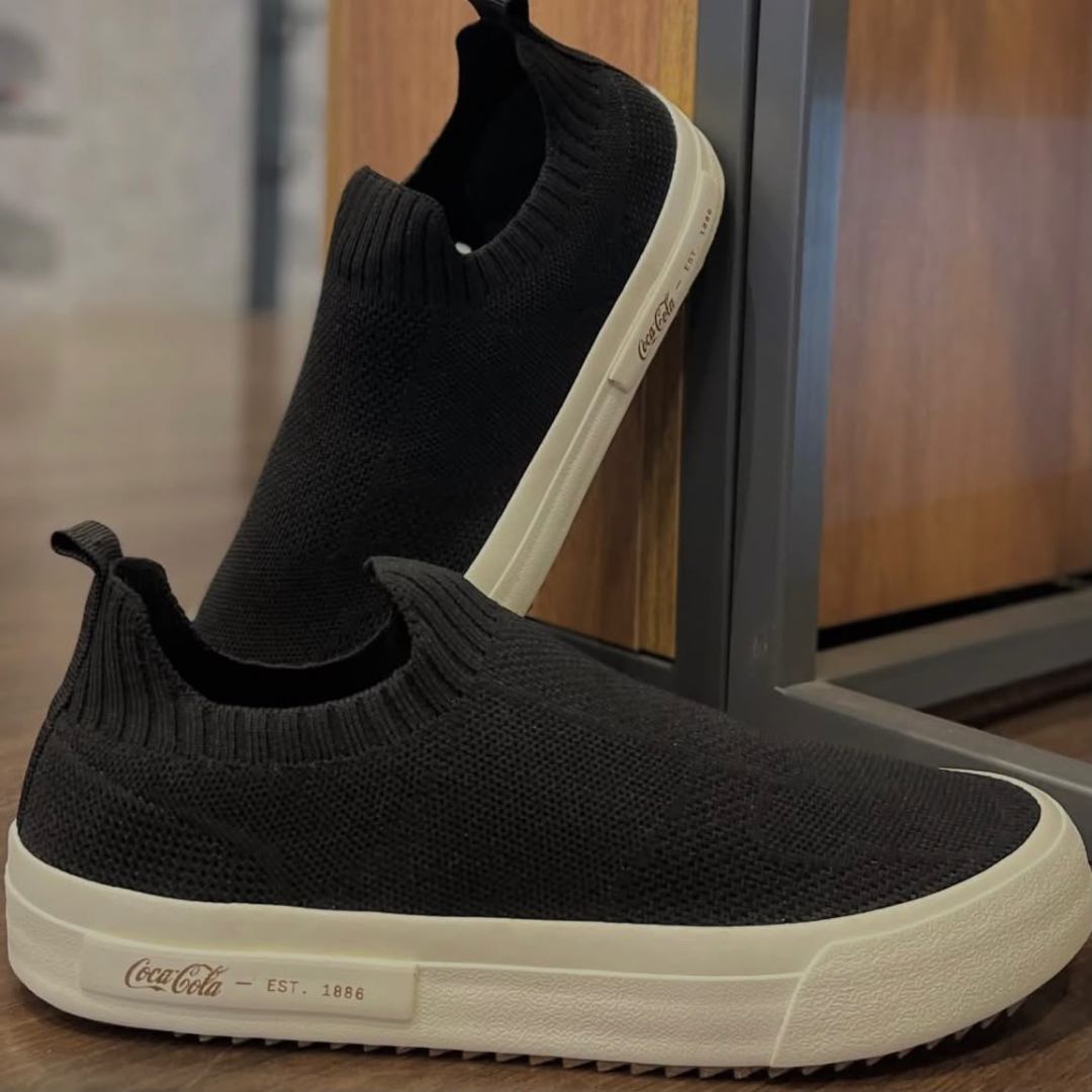 Tênis Coca Cola Slip On Calce Facil Stamp Chronos 2.0 (2 cores)
