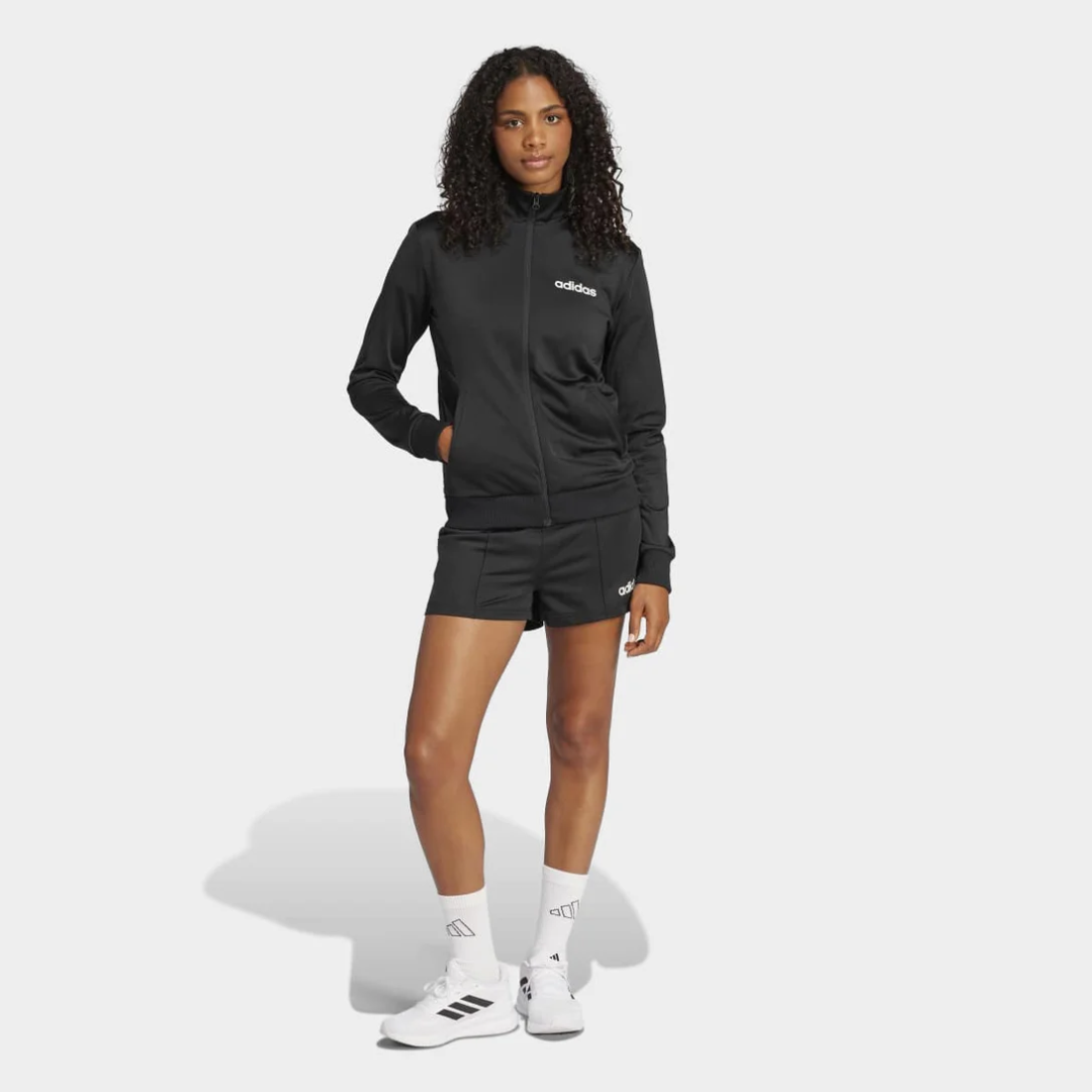 Conjunto Adidas Logo Linear Feminino - Preto