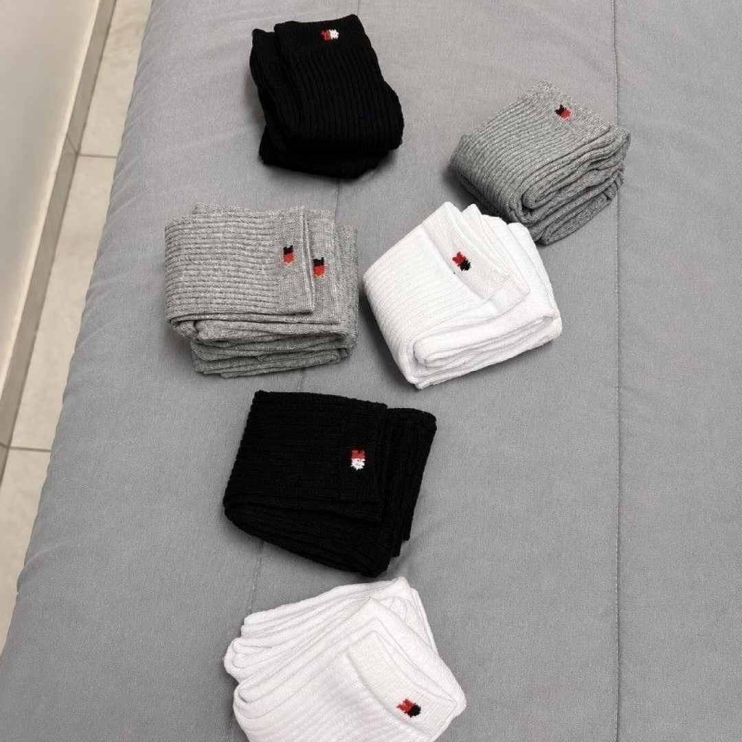 Kit com 15 Pares Meias Sandrini Cano Médio