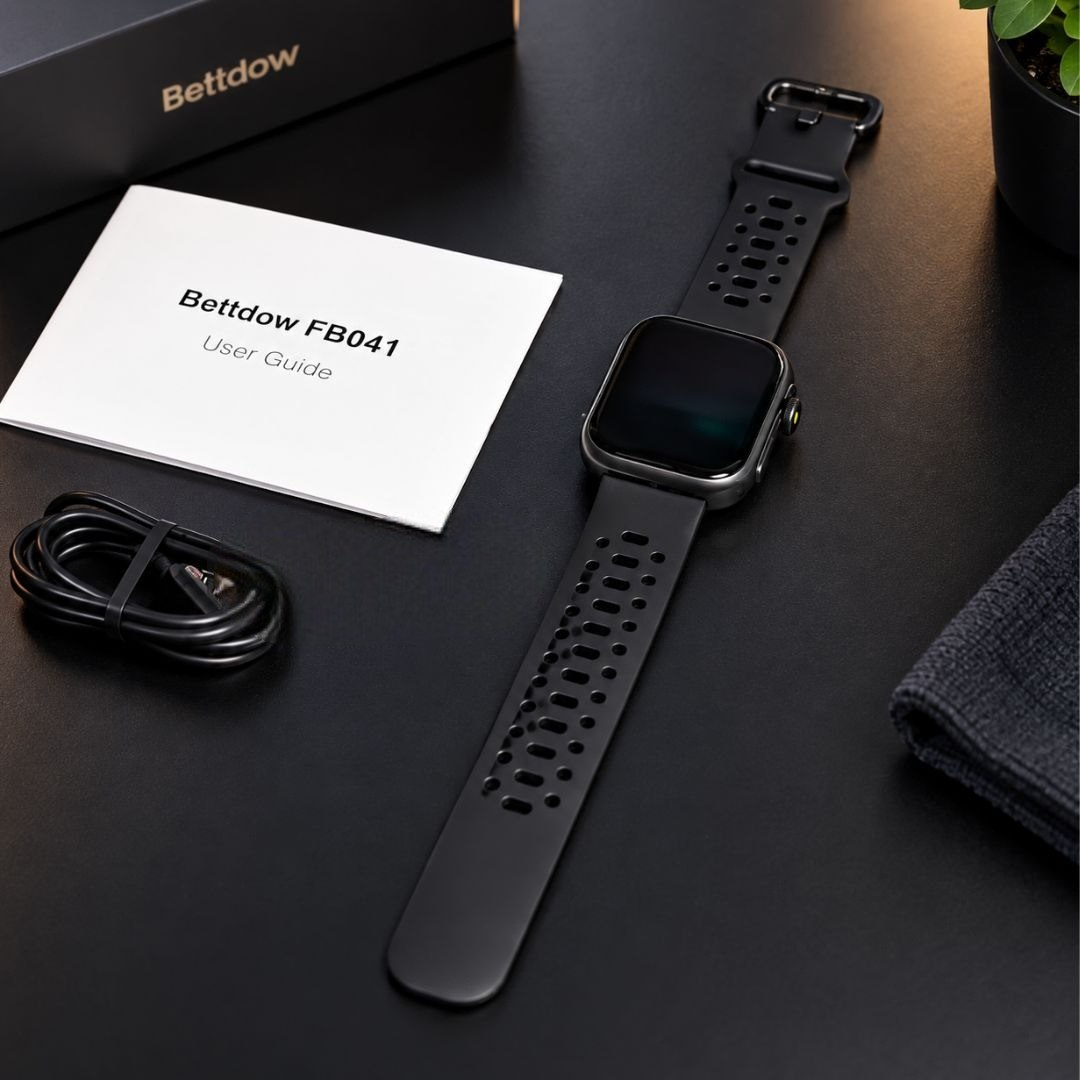 Smartwatch Bettdow FB041 GPS Alexa IP68 Preto