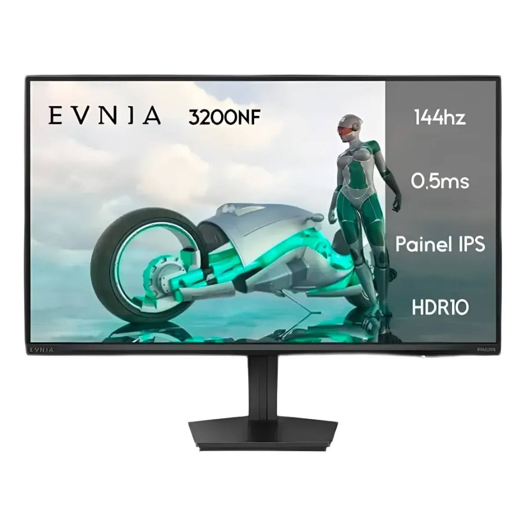 Monitor Gamer Philips Evnia 27’’ 144hz 0,5ms Ips Full Hd Preto 127/220v