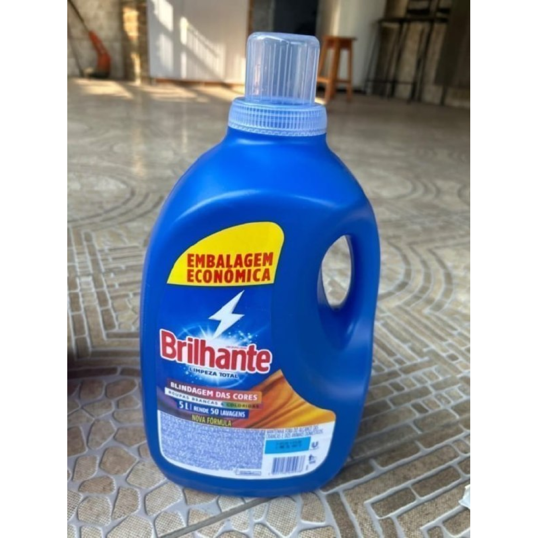 Sabão Líquido Brilhante Limpeza Total 5L