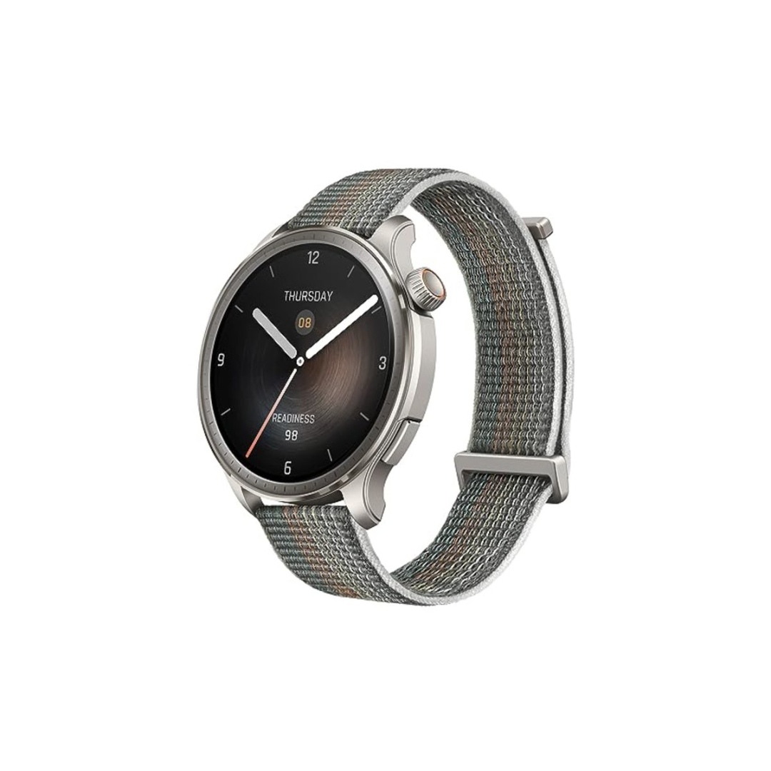 Relógio Inteligente Amazfit Balance 46mm A2287 ZEPP FOLOW Composição Corporal, GPS, Step Tracking, Alexa Built-In, Chamada Bluetooth, Duração da Bateria de 14 Dias (Gray)
