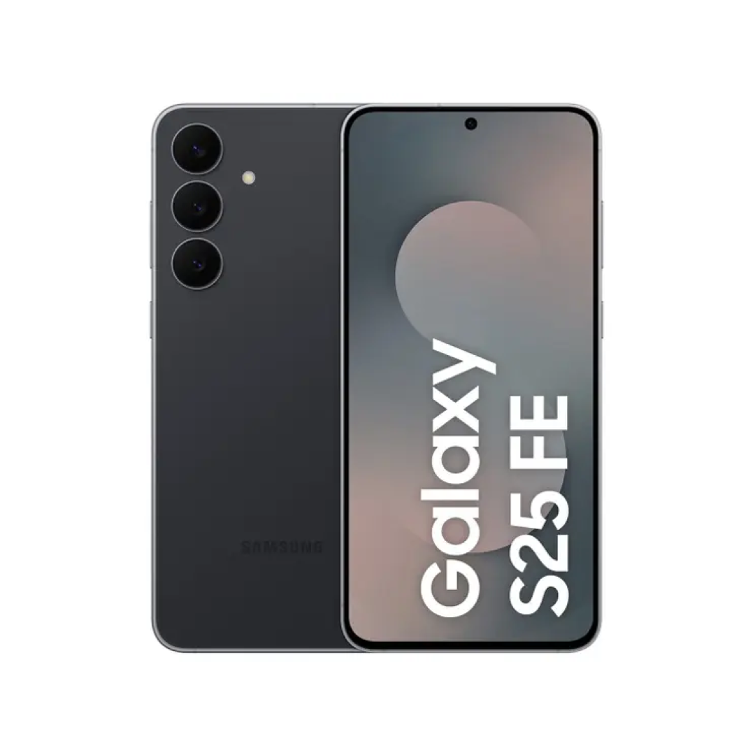Celular Samsung Galaxy S25 FE 128GB 5G 8GB RAM JetBlack 6,7" Câm. Tripla + Selfie 12MP