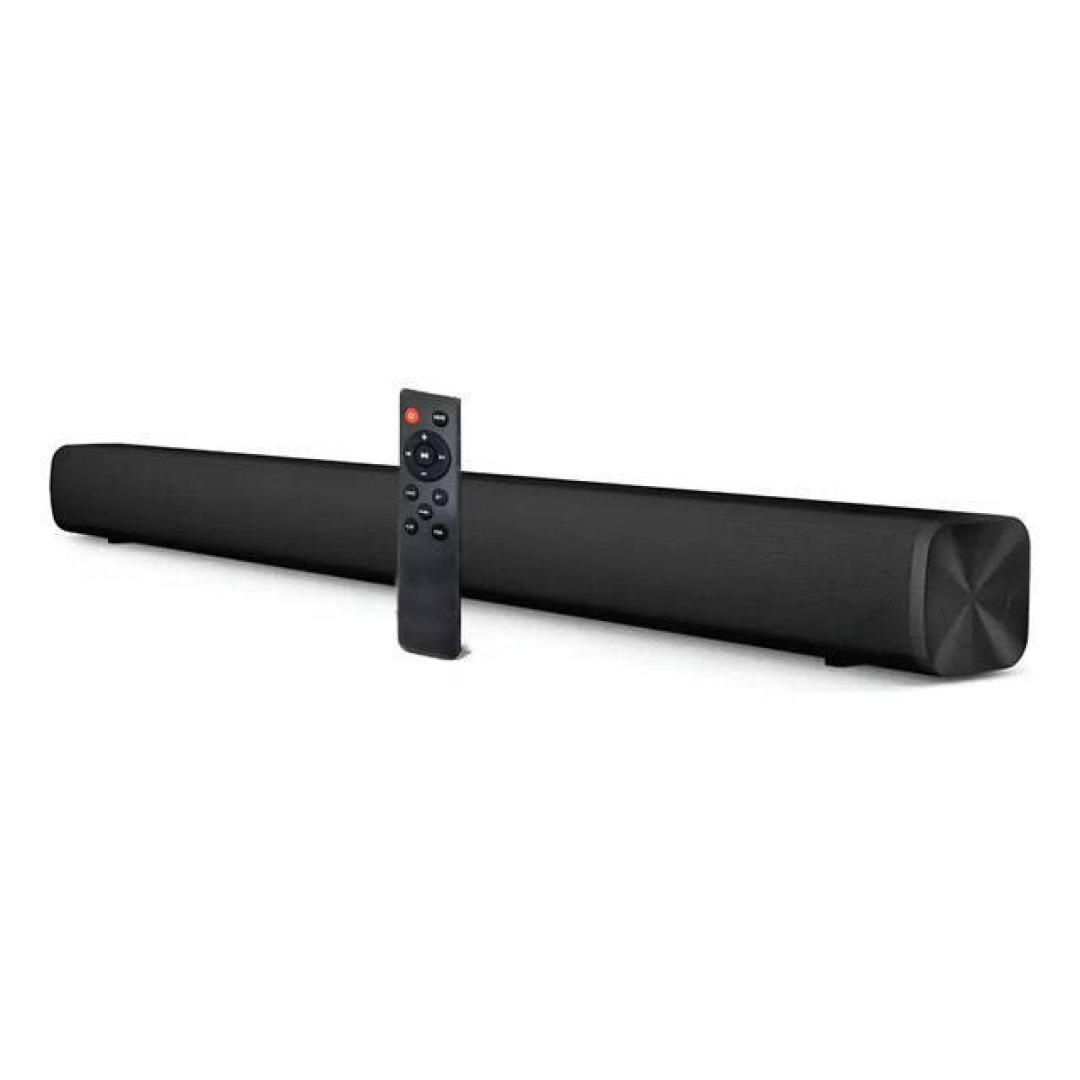 Caixa De Som Sound Bar Home Theater Bluetooth Para Tv Cinema 80w Cor Preto Boyu Cell 127v 80