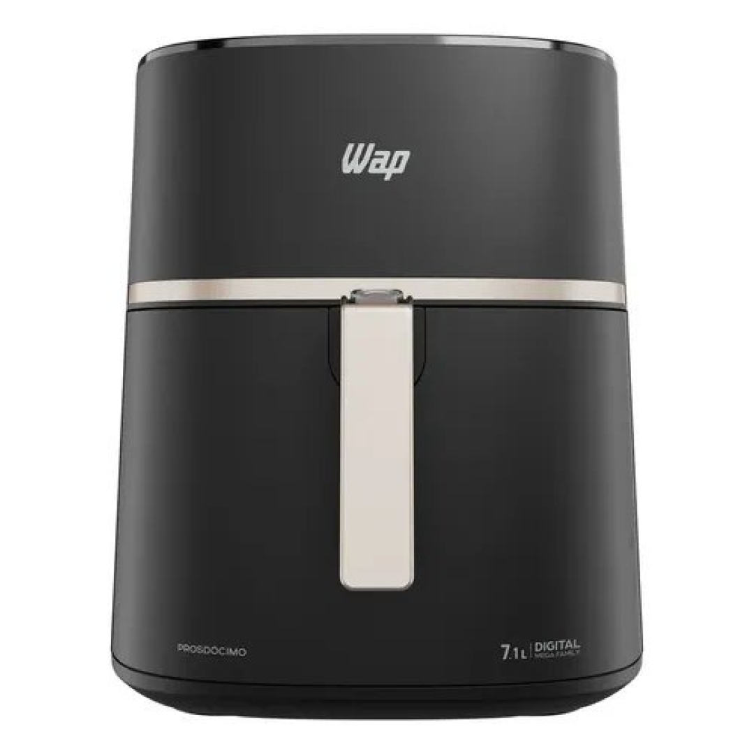 Fritadeira Airfry S/ Óleo Wap Mega Digital 7.1 L 1700w 220v Preto, Cinza E Champagne 220v
