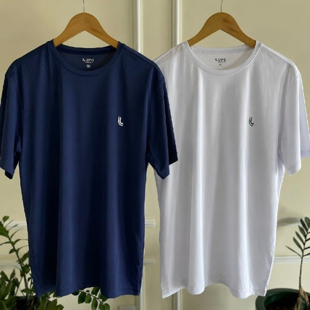Kit com 2 Camiseta Dry Fit Lupo