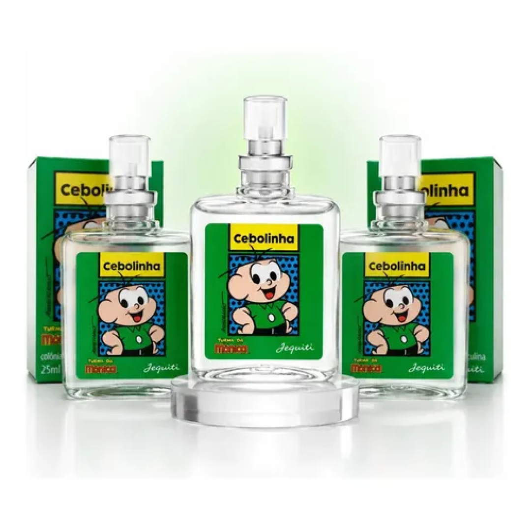 Kit com 3 Perfumes Cebolinha Jequiti 25ml